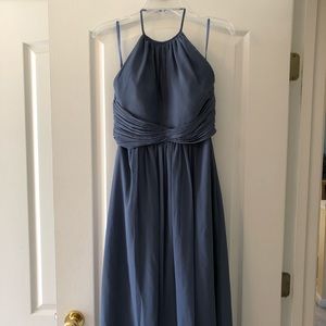 Dusty Blue Bridesmaid Dress
